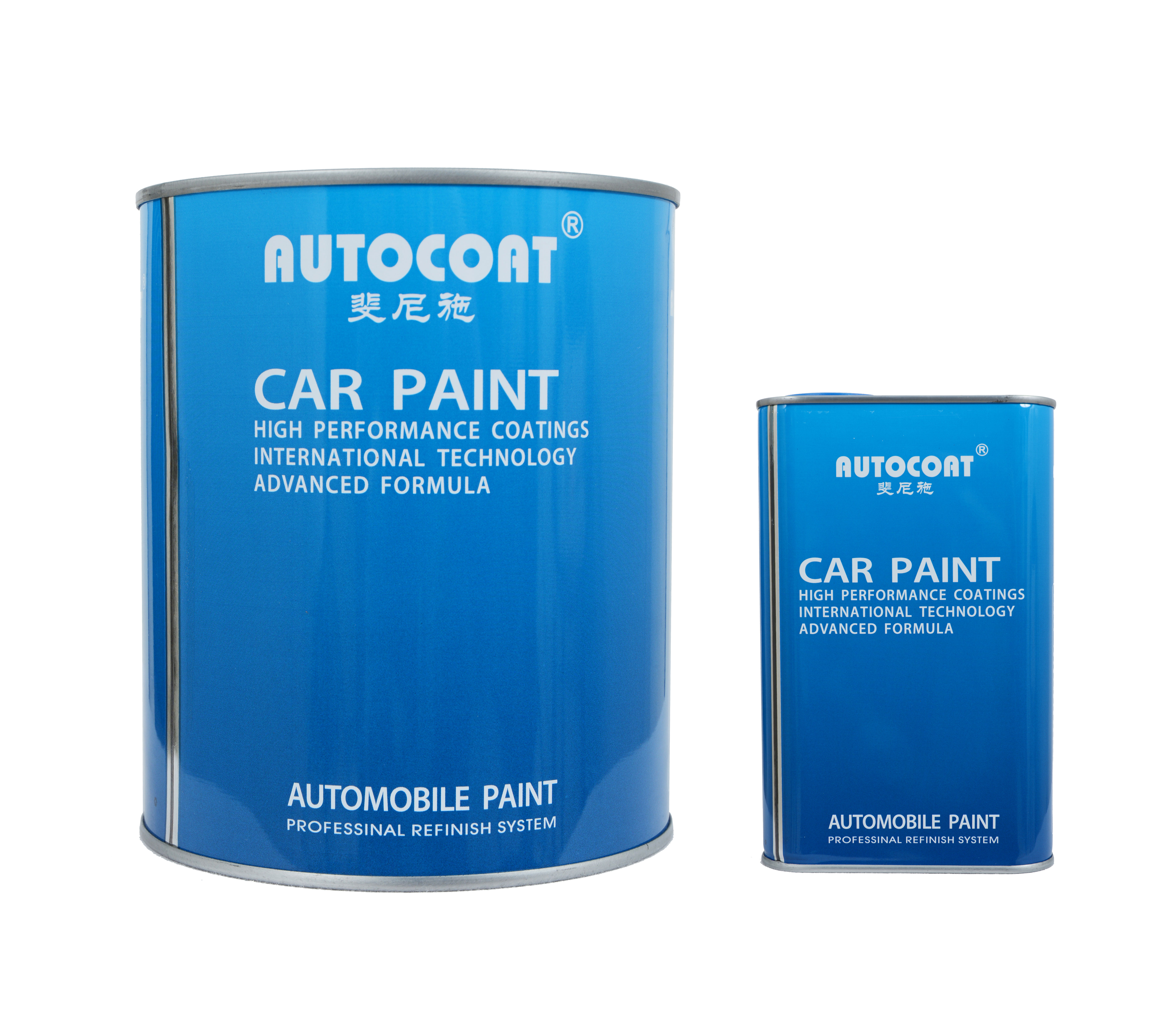 Venta al por mayor de pintura para automóvil azul estándar de croma superior, pintura para automóvil de alta aplicación, capa base HS 1K, azul completo 153