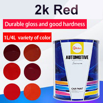 Venta al por mayor de pintura para automóviles de alta concentración y alta aplicación en aerosol Venta al por mayor de pintura para automóviles en aerosol de alta croma Glinter HS 2K Topcoat Ferrari Red G226