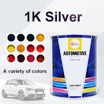 Venta al por mayor de pintura acrílica en aerosol para automóviles, pintura para automóviles con sentido metálico fuerte de uso común HS 1K, plata fina Flash M204