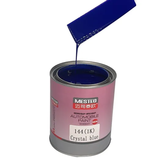 Mesteo HS 1K BaseCoat Crystal Blue M144 Buena transparencia EXW ACRYLIC AUTO PINTURA ALTA CONCEMENTA