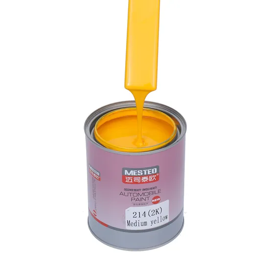 AutoCoat HS 2K Cubrete de pulverización de capa superior buena Cobertura Alta concentración Auto Pintura automática Alta pintura de automóvil de croma Renovado