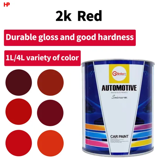 2k Topcoat Mesteo HS Red Color OEM Durable High Chroma Auto Paint ACRYLIC BUENA COLO CAR PINTURA REFINIS