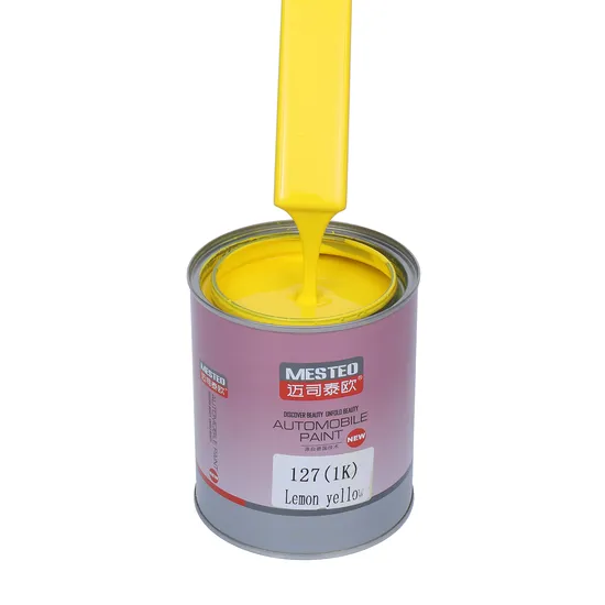 Focus HS 1K Base Baseboat Rojo brillante F134 Durable Buen color CAR PINTURA REGISTRIMIENTO DE PINTURA AUTRO DE ACRYLIC