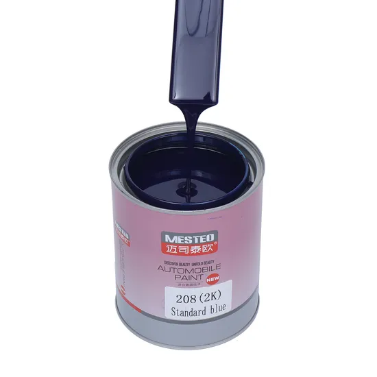 Recubrimiento de pulverización de topco de filre HS 2K buena cobertura alta concentración de alta concentración pintura automática de automóviles de alto croma.