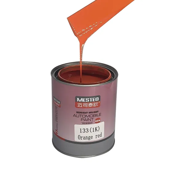 De HS 1K BaseCoat Transparant óxido Amarillo D131 ACRYLIC AUTO PINTURA OEM BUENA COLOR CAR PINTURA DE PINTURA
