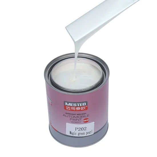 AutoCoat HS 1K brillante Pearl Red AP022 Proveedor chino Buen color Auto Pintura Automotriz Alto croma Fuerte Flicker Car Paint