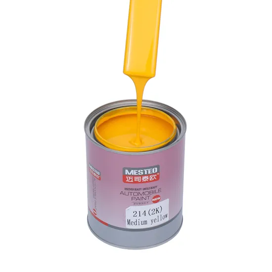 AutoCoat HS 2K Topcoat Crystal Blue A2081 La pintura automática más alta de croma buena cobertura acrílica de fábrica de pintura para automóvil.
