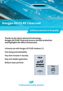 Filre hs resaltar endurecedor (secado lento) OEM High Harrdness Leveling Propiedad de pintura acrílica Automump.