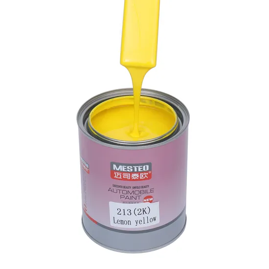 Recubrimiento de pulverización de topco de filre HS 2K buena cobertura alta concentración de alta concentración pintura automática de automóviles de alto croma.
