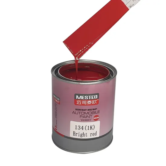 De HS 1K BaseCoat Transparant óxido Amarillo D131 ACRYLIC AUTO PINTURA OEM BUENA COLOR CAR PINTURA DE PINTURA