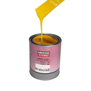 AutoCoat 2k Matte Media Yellow Spray Al por mayor buena cobertura Pintura acrílica Pintura automática Auto Pintura automática