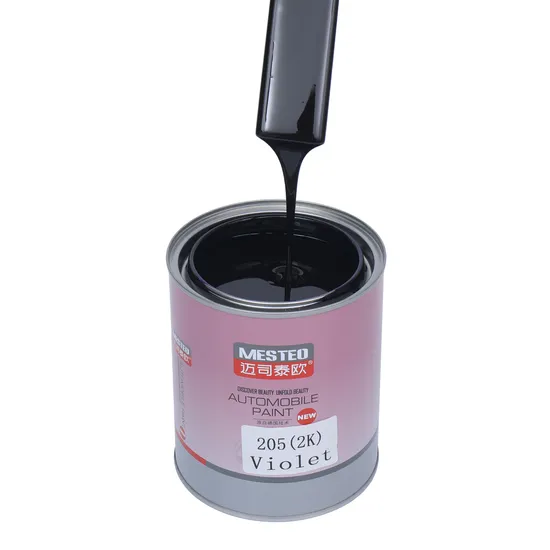 Glinter HS 2K Topcoat Extra Negro G203 Alta concentración Pintura de automóvil acrílico Renvecimiento de alta negrura Auto pintura automática