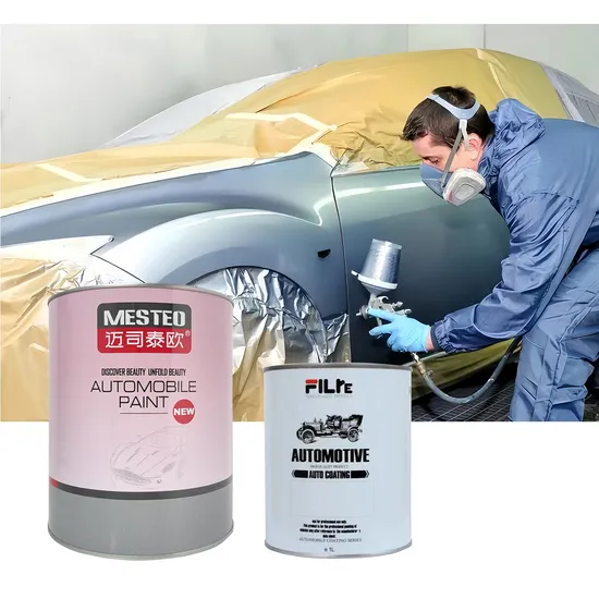 Mesteo Autocolor (aditivo de control de plata) Proveedor duradero Pintura automática de pintura acrílica de alta aplicación RECINIS
