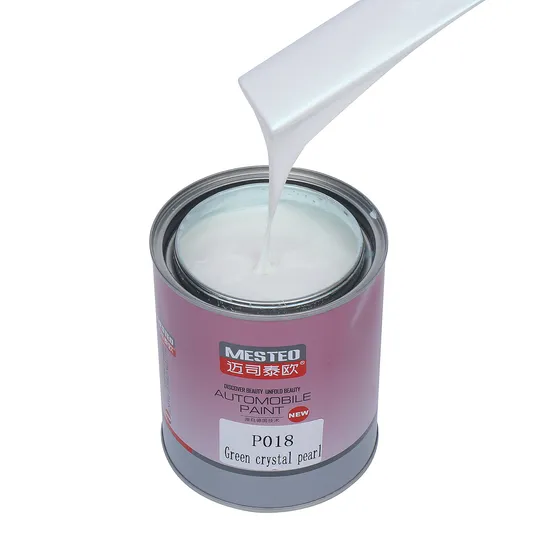 Glinter HS 1K Crystal Green Pearl GP018 Flicker Fuerte Acrílico Pintura automática Fábrica china High Chroma Car pintura Refinamiento