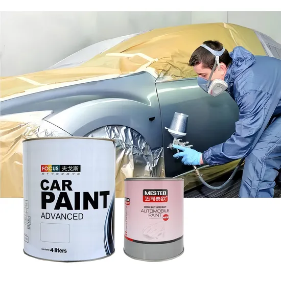 Glinter HS 1K Crystal Red Pearl GP106 EXW Buen parpadeo acrílico Pintura automática Proveedor chino Excelente permeabilidad Pintura de automóvil Refinamiento