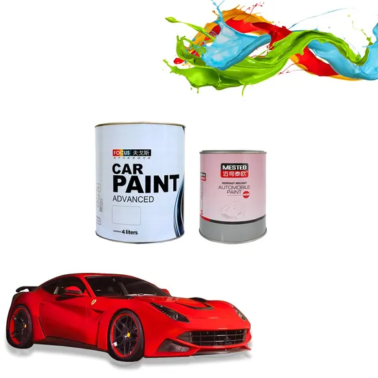 HS 2K Topcoat Lemon Yellow 2131 (orgánico) Proveedor de alto croma Pintura automática Auto Cobertura Pintura para automóvil Refinamiento
