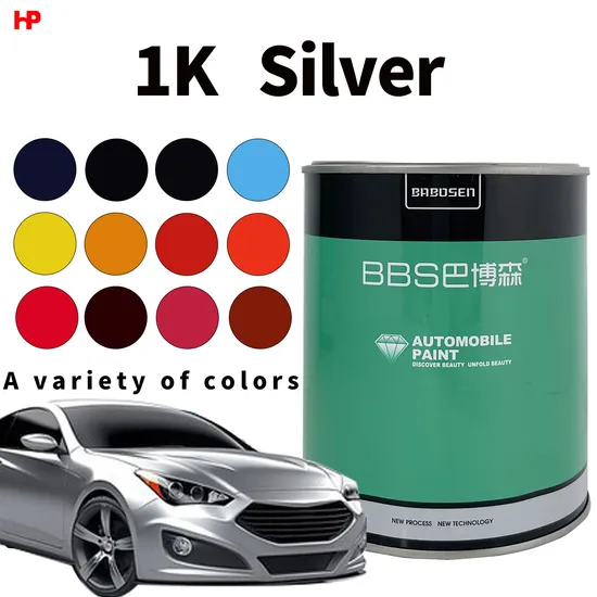 Proveedor Filre HS 1K Silver Fuerte Metalicidad ACRYLIC Auto Paint