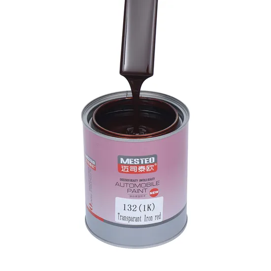 Glinter HS 1K Base Base Castainta Roja Red G152 Durable Pintura automática OEM Auto Better Transparencia Buena Color Pintura REFINIS