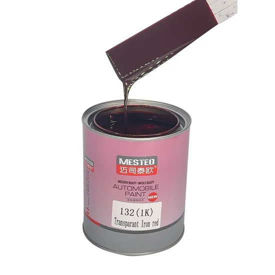 DE HS 1K BASECAT TRANSPARANTE RED RED D132 DURBRADOR ACRYLIC AUTO PINTURA MAYORA MAYORA DE FACTORY COLO COLO COMO REFINIS