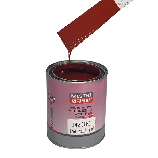 Glinter HS 1K Baseboat Rose Red G138 High Chroma Auto Paint Pintura OEM Buena color de la pintura Color Refinamiento