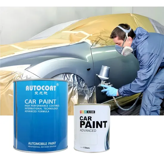 Reparación de masilla fácil operación de pintura automotriz de alta adhensión al por mayor de pintura de automóviles al por mayor.