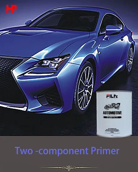 Glinter 2k Primer secado rápido y fácil pulido de coches acrílicos pintura de automóvil excelente relleno de adhensión
