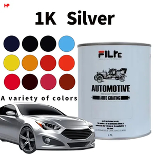 Fábrica OEM acrílico HS 1K Plata, Metalicidad fuerte Auto Pintura Auto Pintura Sparkle Car pintura Filre