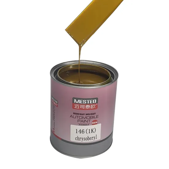 Mesteo HS 1K BaseCoat Chrysoberyl M146 Buena transparencia Pintura automática Auto Concentración alta High Chroma Car pintura Refinamiento