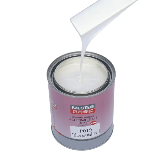 Glinter HS 1K Crystal Green Pearl GP018 Flicker Fuerte Acrílico Pintura automática Fábrica china High Chroma Car pintura Refinamiento