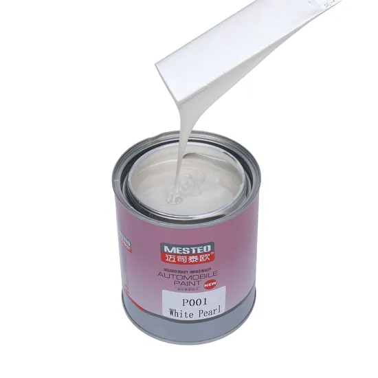 Glinter HS 1K Crystal Fine White Pearl GP102 Proveedor chino Pintura automática Auto Blancura