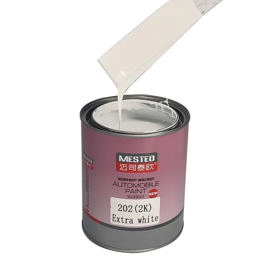 AutoCoat HS 2K Topcoat Pure White A201 Buena cobertura ACRYLIC AUTO PINTURA COMPLETADOR CAR PINTURA CAR REFINIS