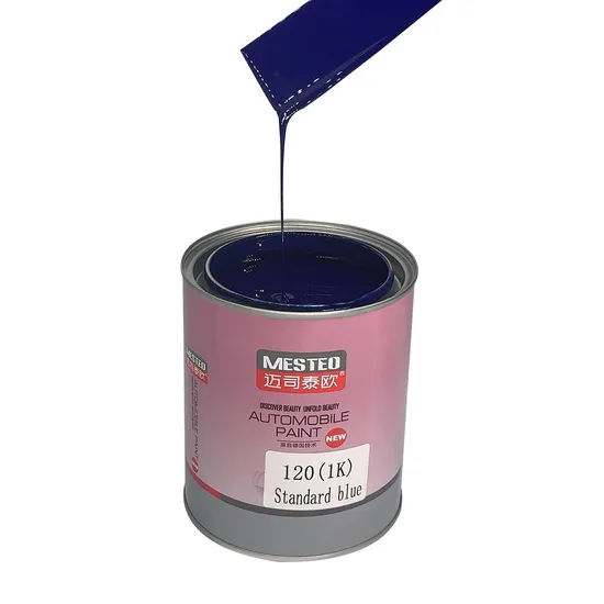 HS 1K BASECAAT El azul plateado Black 1161 al por mayor OEM buena negrura para pintura de automóvil de alta aplicación acrílico pintura automática