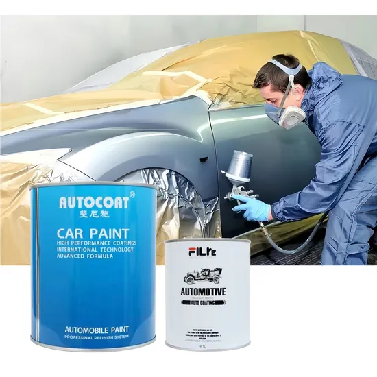 HS 2K Topcoat Lemon Yellow 2131 (orgánico) Proveedor de alto croma Pintura automática Auto Cobertura Pintura para automóvil Refinamiento