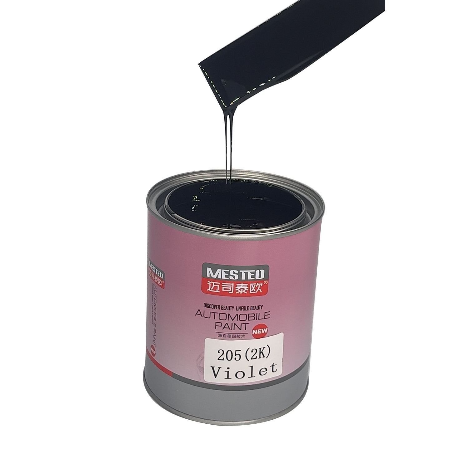 OEM Alta aplicación Buena cobertura Pintura acrílica para automóviles Aerosol al por mayor Buena resistencia a la intemperie Pintura para automóviles GLINTER HS 2K Capa superior Blanco puro G201