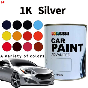 Fábrica OEM acrílico HS 1K Plata, metalicidad fuerte Auto Pintura Auto Pintura Sparkle Car pintura Focus