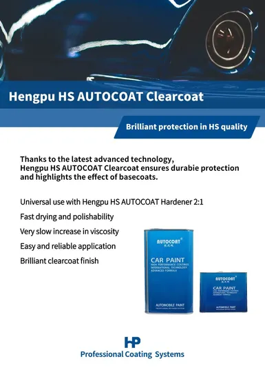 Mesteo HS resaltar el endurecedor (secado rápido) OEM Alta dureza Propiedad de nivelación Auto Pintura automática de la pintura del automóvil de la altura del automóvil.