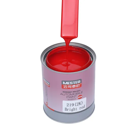 AutoCoat HS 2K Cubrete de pulverización de capa superior buena Cobertura Alta concentración Auto Pintura automática Alta pintura de automóvil de croma Renovado