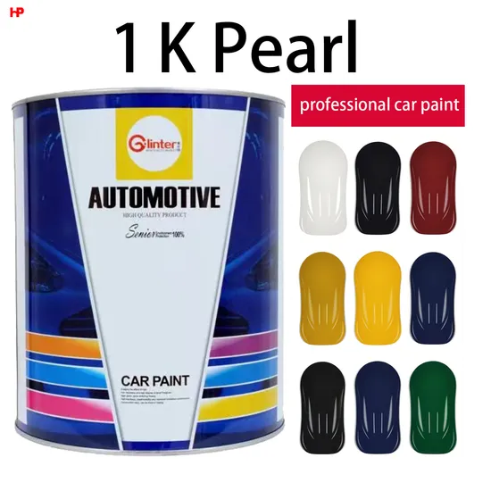 Glinter HS 1K Crystal Original Yellow Pearl GP110 Buen parpadeo acrílico Pintura automática OEM OEM Excelente permeabilidad Pintura de automóvil Refinamiento