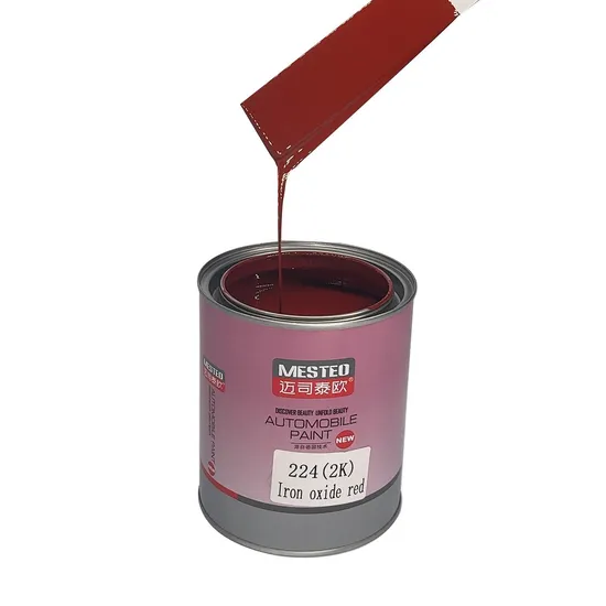 Glinter HS 2K Topcoat Rose Red G221 Buena cobertura ACRYLIC CAR PINTURA REFINISH OEM High Chroma Auto Paint