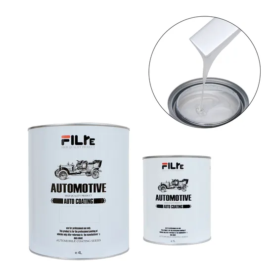 Filre hs 2k topcoat blanco 201 (i) Buena cobertura acrílica pintura automática al por mayor OEM buena resistencia a la pintura de automóvil