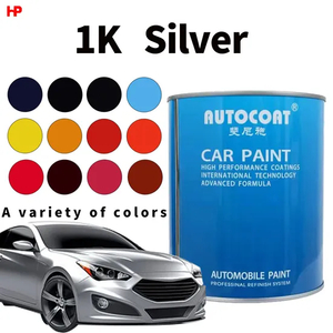 Fábrica OEM acrílico HS 1K Plata, metalicidad fuerte Auto Pintura Autocates