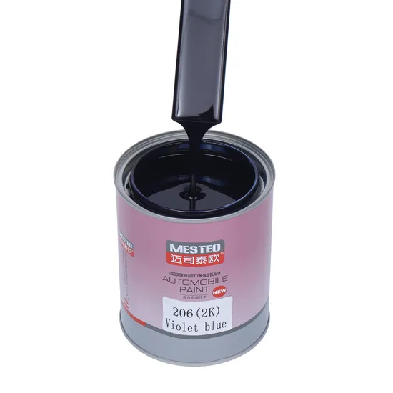 Focus HS 2K Topcoat Violeta Azul F206 Duración High Chroma ACRYLIC AUTO PINTURA SUMPRADO DE PINTURA COLOR CAR PINTURA