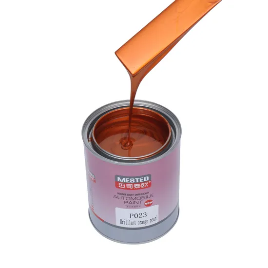 AutoCoat HS 1K brillante Pearl Red AP022 Proveedor chino Buen color Auto Pintura Automotriz Alto croma Fuerte Flicker Car Paint