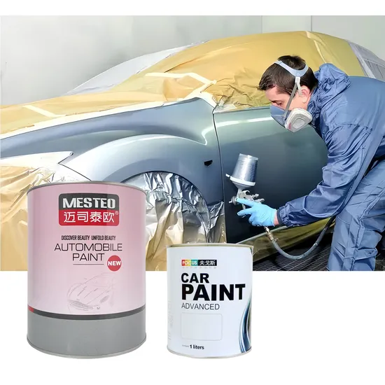 HS 2K Topcoat Lemon Amarillo 2132 (184 Amarillo) High Chroma Factory ACRYLIC Pintura automática buena cobertura de pintura para automóvil Refinamiento