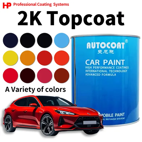 Filre HS 2K Topcoat Durable High Chroma Acrílico CAR PINTURA RECINISO Cobertura Alta concentración Pintura automática